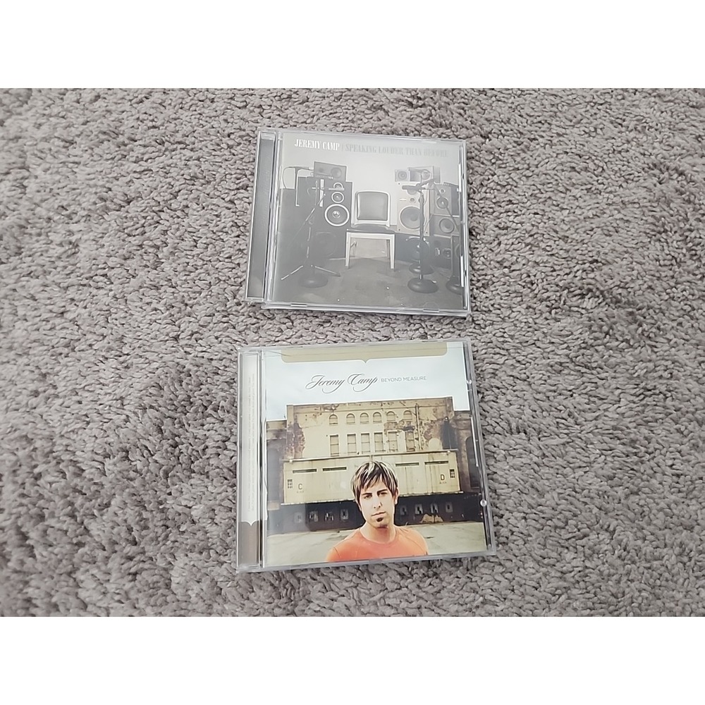 Lot of 2 Jeremy Camp CD  Album Set Beyond Measure Speaking Louder Than Before